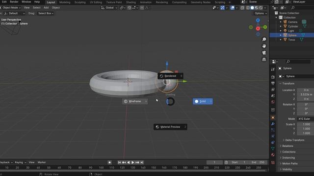 Как сделать кольцо в blender 3d How to make a ring in blender 3d смотреть онлайн