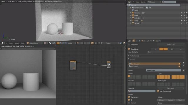 Blender - Ambiente Occlusion смотреть онлайн