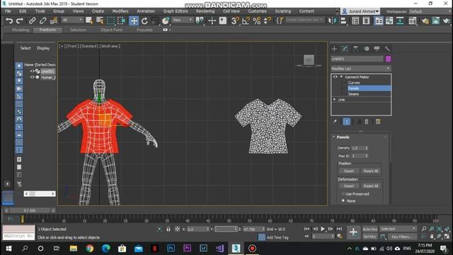 How to create clothes for a body in 3ds max | 3ds Max tutorial Urdu/Hindi смотреть онлайн