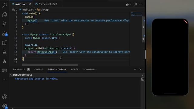 Flutter. Урок 16. Flutter first project (part 1) смотреть онлайн