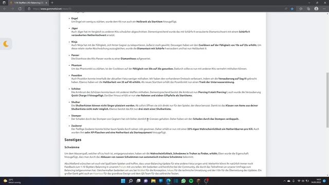 1.16 Skywars Kit-Balancing Update смотреть онлайн