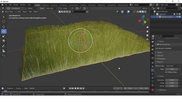 Quick Grass field Modeling | Blender 2.93 смотреть онлайн