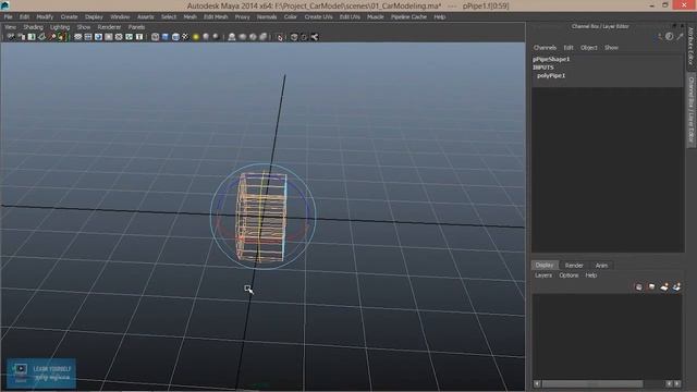 Car Modeling - Wheel modeling in Maya - Lesson 3/41 Tamil Tutorial смотреть онлайн
