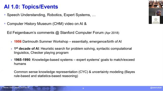 Dr C Mohan : "Digital Transformation of Organizations : AI to the Rescue" смотреть онлайн
