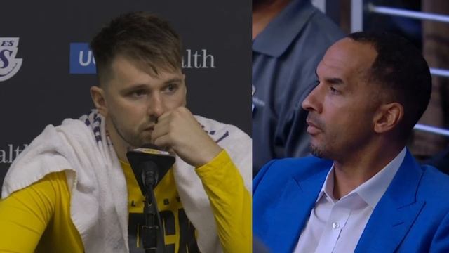 Лука Дончич реагирует на первую игру против «Мавса»