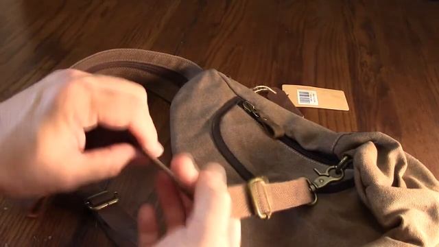 Canvas Sling Bag - Small Cross-body Backpack Shoulder Casual Rucksack For Men Or Women REVIEW