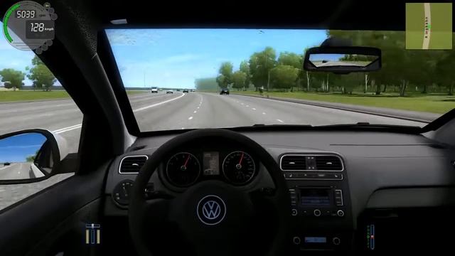 City Car Driving 1.4.1 VW Polo Sedan [G27] смотреть онлайн
