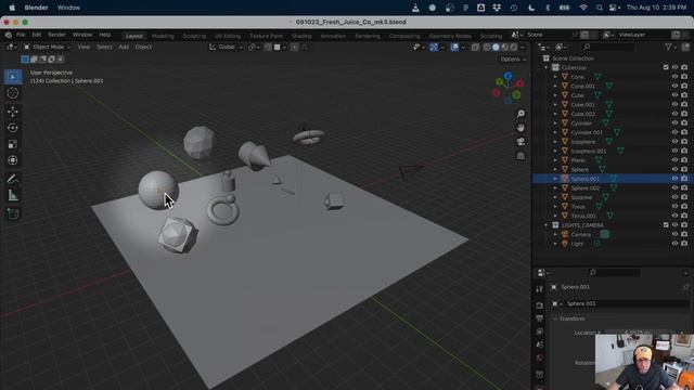 Blender 3D Tutorial - Outliner смотреть онлайн