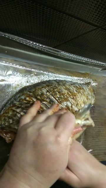 Карась с картошкой в духовке/без майонеза#shorts