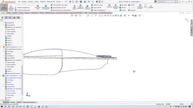 Solidworks Aeroplano ad Elica смотреть онлайн