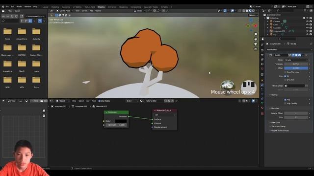 How to make Falling Leaves in Blender + Cell Shading смотреть онлайн