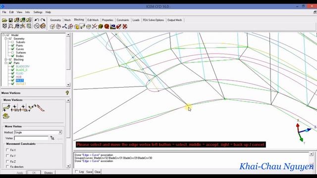 TUTORIAL 5 The axial turbine from design to meshing BladeGen + ICEM смотреть онлайн