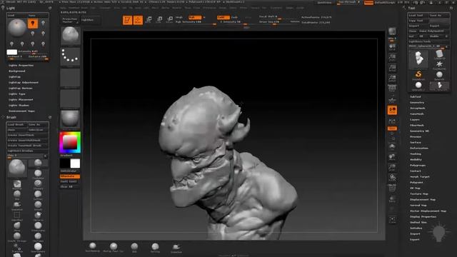 Gumroad - Intro to ZBrush Part 2 (rus) - 66 Bonus Reptile Bust Sculpt смотреть онлайн