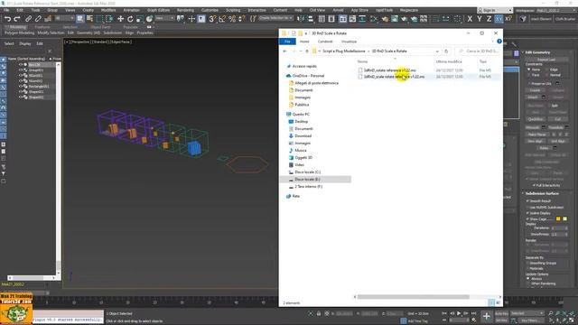 3ds max script course: 017 Installazione Scale Rotate Reference смотреть онлайн