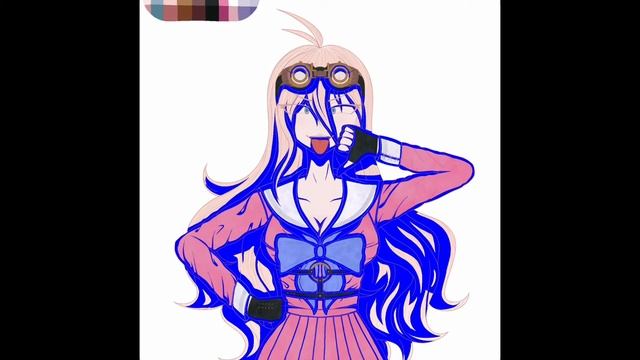 How ‘bout you keep your mouth shut, you lying little! (Danganronpa Miu Iruma Speedpaint)