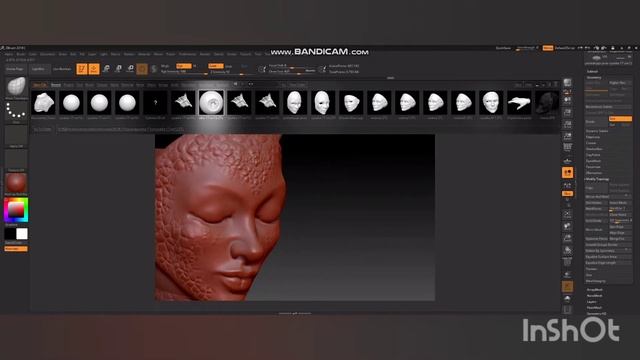 3d modeling - closed eyes Zbrush смотреть онлайн