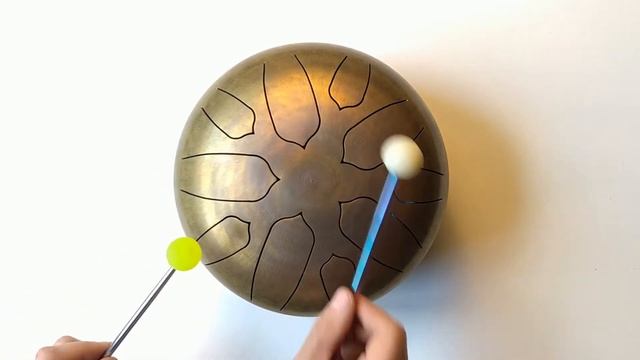 Глюкофон Pentaphone 22 см фигурные лепестки / Tankdrum Pentaphone 22 Sm Shaped Tongues