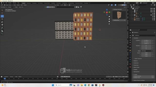 Free-Addon procedural building generator | blender 4.0 смотреть онлайн