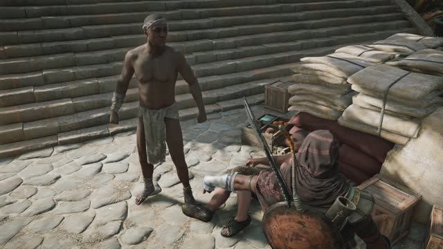 Assassin’s Creed Истоки#доп.задания 4"Помогаем старому воину"