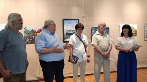 Церемония открытия выставки работ художников-маринистов в МЗВИ