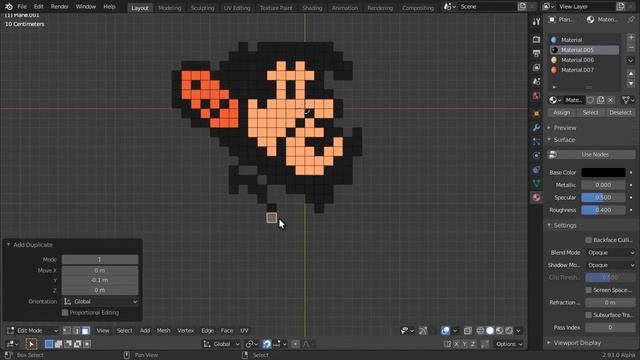 Blender Pixel Art NES Game Sprite | Tutorial смотреть онлайн