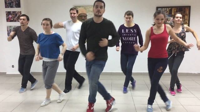 Salsa Footwork, упражнения