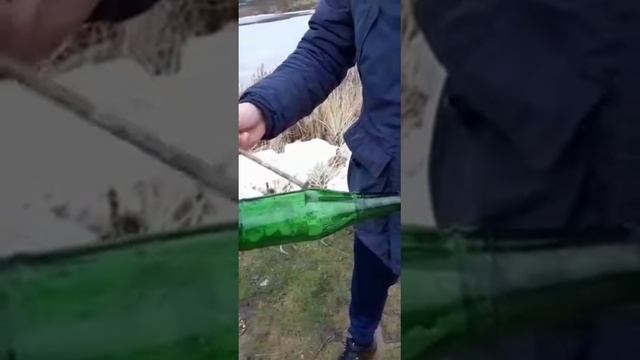 как забить гвоздь в бутылку? смотреть онлайн