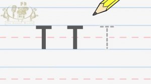 Write the letter T | Alphabet Writing lesson for children | The Singing Walrus
