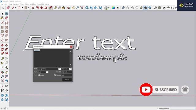 SketchUpတွင် မြန်မာ Font ရေးနည်းနှင့် Edit ပြန်လုပ်နည်း смотреть онлайн