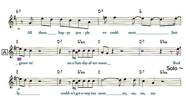 Groovin' - ( Eb 🎷) смотреть онлайн