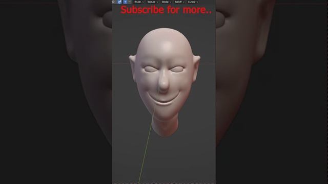 Sculpting Stylized Head #shorts #blender #animation #blendertutorial смотреть онлайн