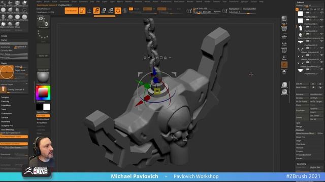 Hard Surface Doom Type Prop - Zmodeler, Fusion, Kitbash, And More!