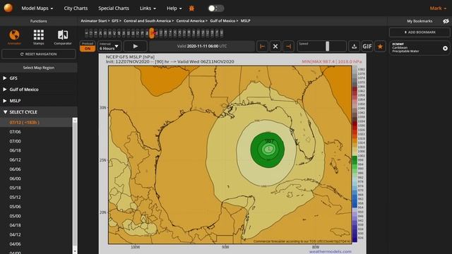 Tropical Storm Eta Intensifies - Hurricane Eta Is Possible - The WeatherMan Plus Weather Channel