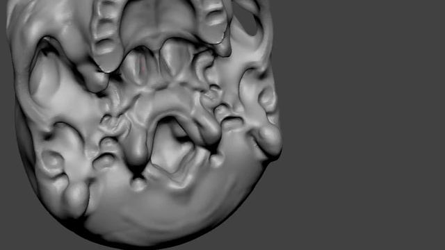 Human Skull in Zbrush 7/11 смотреть онлайн