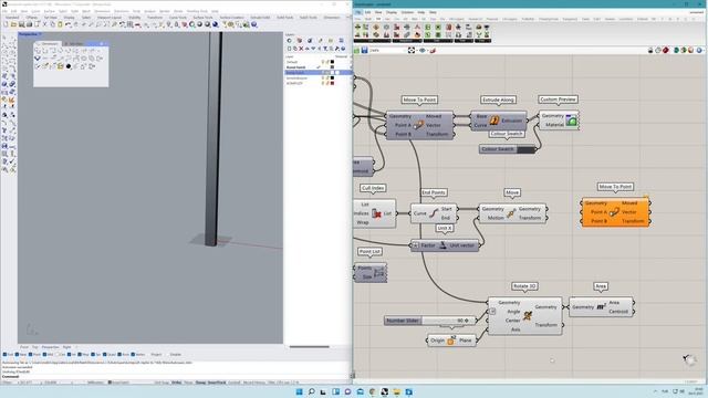 Algorithm for creating aluminum composite facade with its construction. Tutorial video grasshopper смотреть онлайн