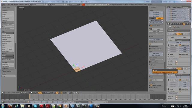 Blender Tutorial: Distribute Tiles with a Particle System смотреть онлайн