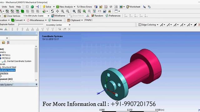 Design Solution Indore | ANSYS Rigid Dynamics | Rotational Velocity | Analysis | смотреть онлайн