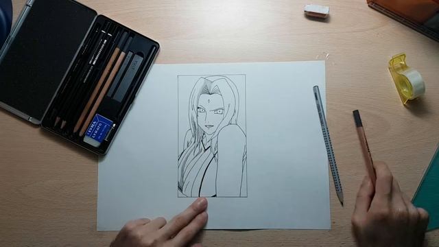 Tsunade II - Naruto - Speed Drawing смотреть онлайн