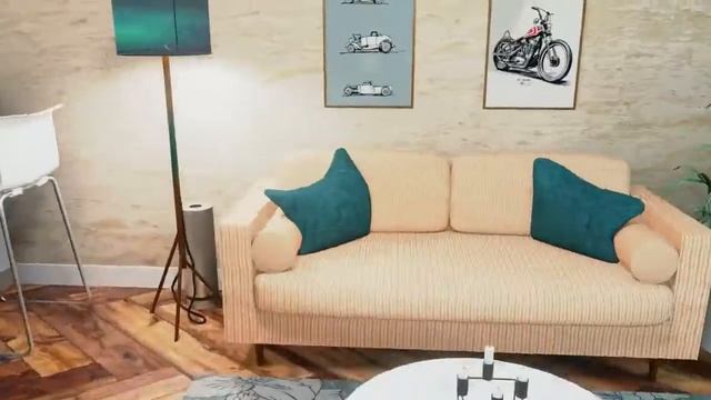 Apartment Tour Cinematic Video Made in Blender 3D смотреть онлайн
