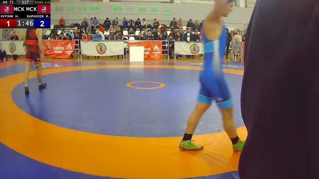 Первенство Москвы по греко-римской борьбе 18-23 года. Ковер В.Финалы. смотреть онлайн