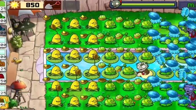 Plants vs Zombies | Last Stand | 3 Combination Plants vs all Zombies GAMEPLAY FULL HD 1080p 60hz смотреть онлайн