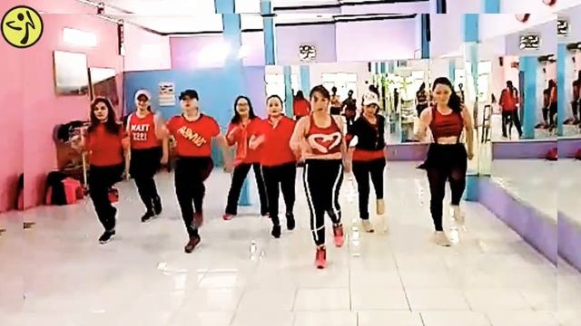 CANTARE By Pitbull Ft Lenier || Zumba Salsa || Dance Fitness || Uki Tea Juwita Studio Bekasi City