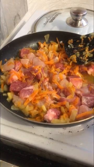 Рис с мясом и овощами🍚🍗🥗Супер быстро и вкусно!