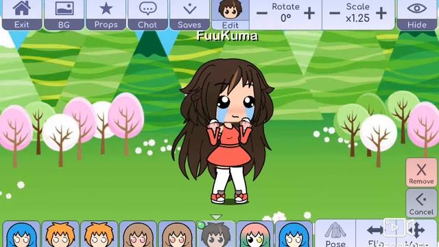 сделала прикольную девочку с рогами как вам?))) смотреть онлайн