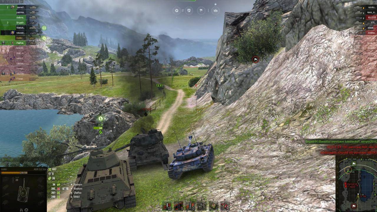 прорываем оборону с т-34 на елке!!! смотреть онлайн