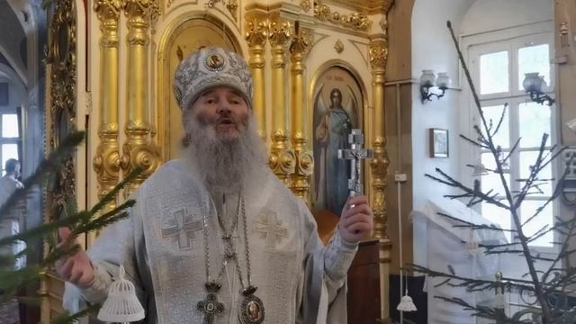 Проповедь митрополита Иоанна в Крещенский сочельник в храме Рождества Пресвятой Богородицы смотреть онлайн