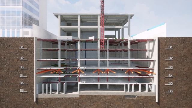 Twinmotion | Top-Down_Construction Section View Simulation | 4K UHD смотреть онлайн