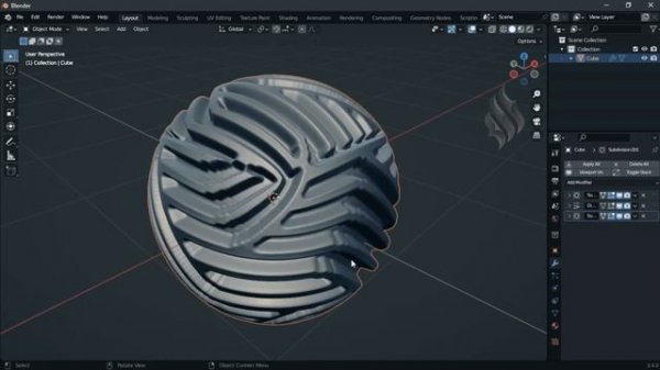 Blender Displace Modifier