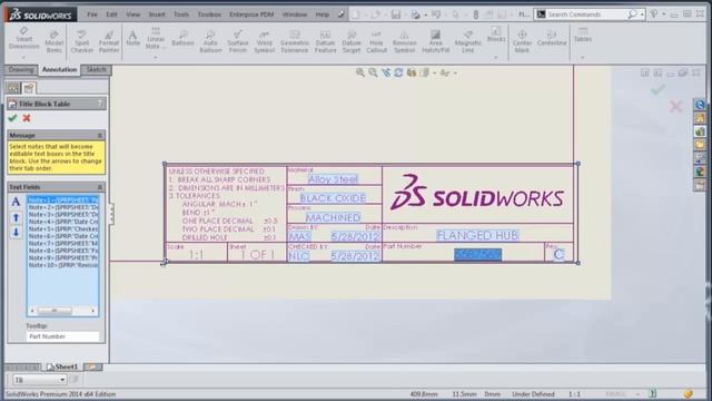 Video Tech Tip: SOLIDWORKS Title Block Wizard смотреть онлайн