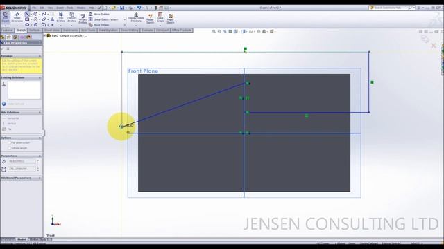 Bring surface level - replace face command - Solidworks 2012 tutorial смотреть онлайн